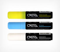 Маркер меловой CRETA линия 10 мм — оформление ценников, рекламных вывесок, информационных стендов, витрин в местах продаж